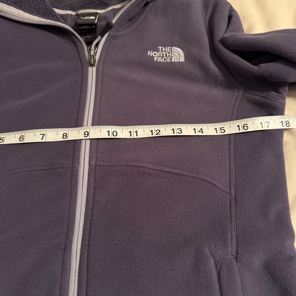 The North Face Morning Glory Fleece Lined Full Zip Jacket Womens Size S Purple - Picture 9 of 10